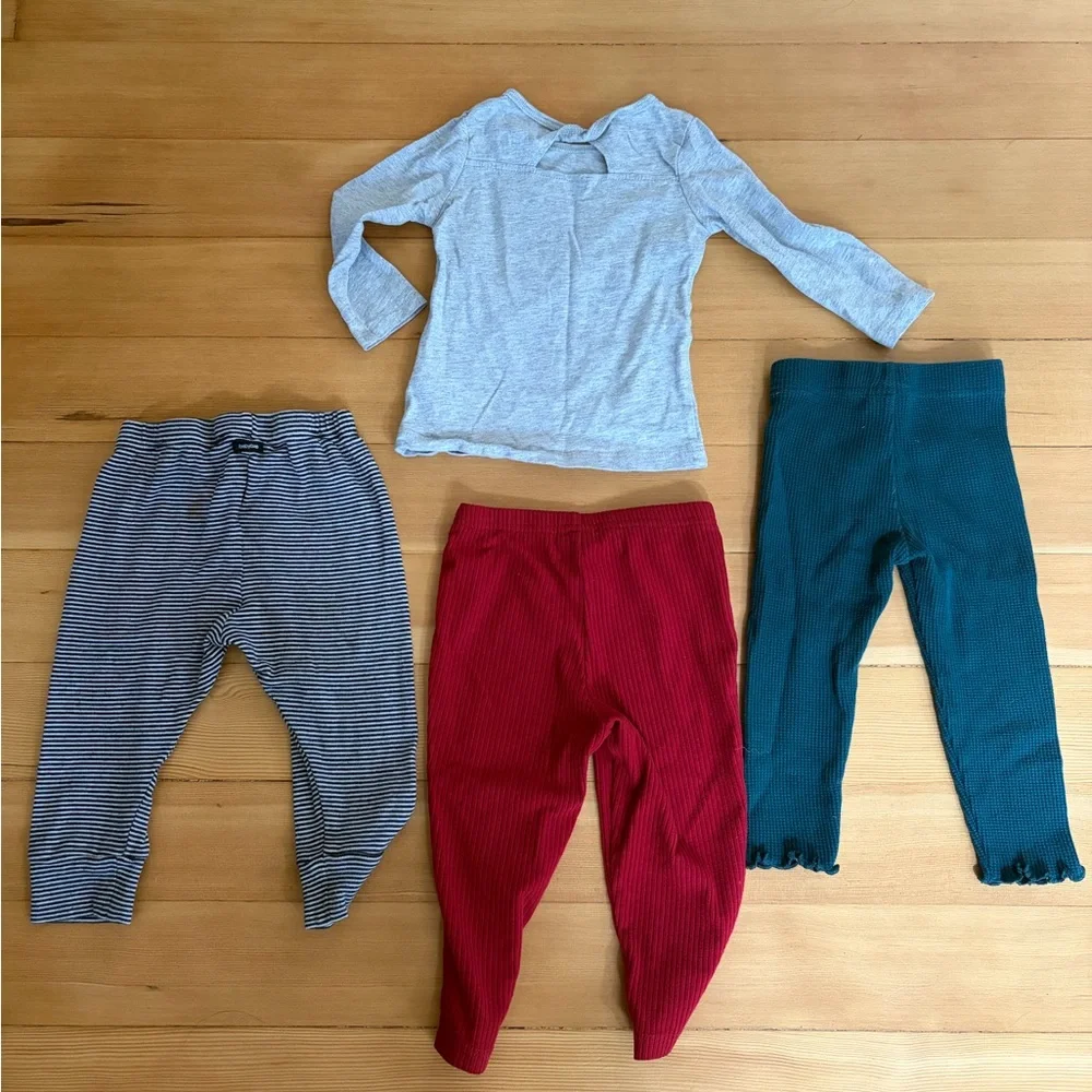 12 month pants bundle, additional shirt